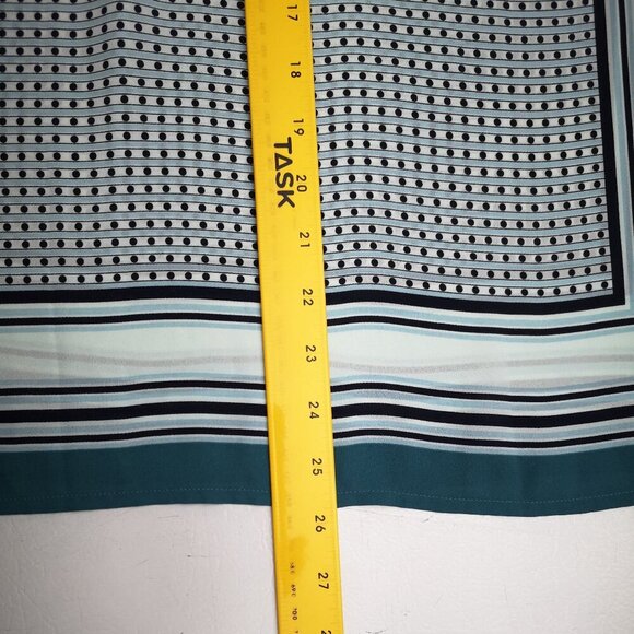 NWT Anne Taylor Loft Ladies Size XS Sleeveless Teal Black Mint Off White Blouse - Picture 8 of 8